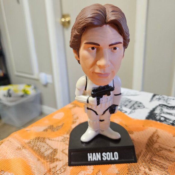 Star Wars Funko Wacky Wobblers Bobbleheads SDCC Han Solo Luke Skywalker Leia - Picture 2 of 14